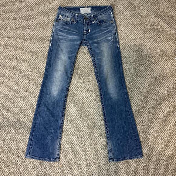 Y2K vintage big star ultra low rise bootcut jeans - Picture 1 of 7